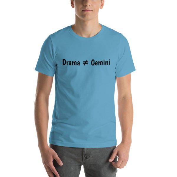 Gemini No Drama Unisex T-Shirt - Image 3