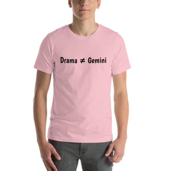 Gemini No Drama Unisex T-Shirt - Image 4