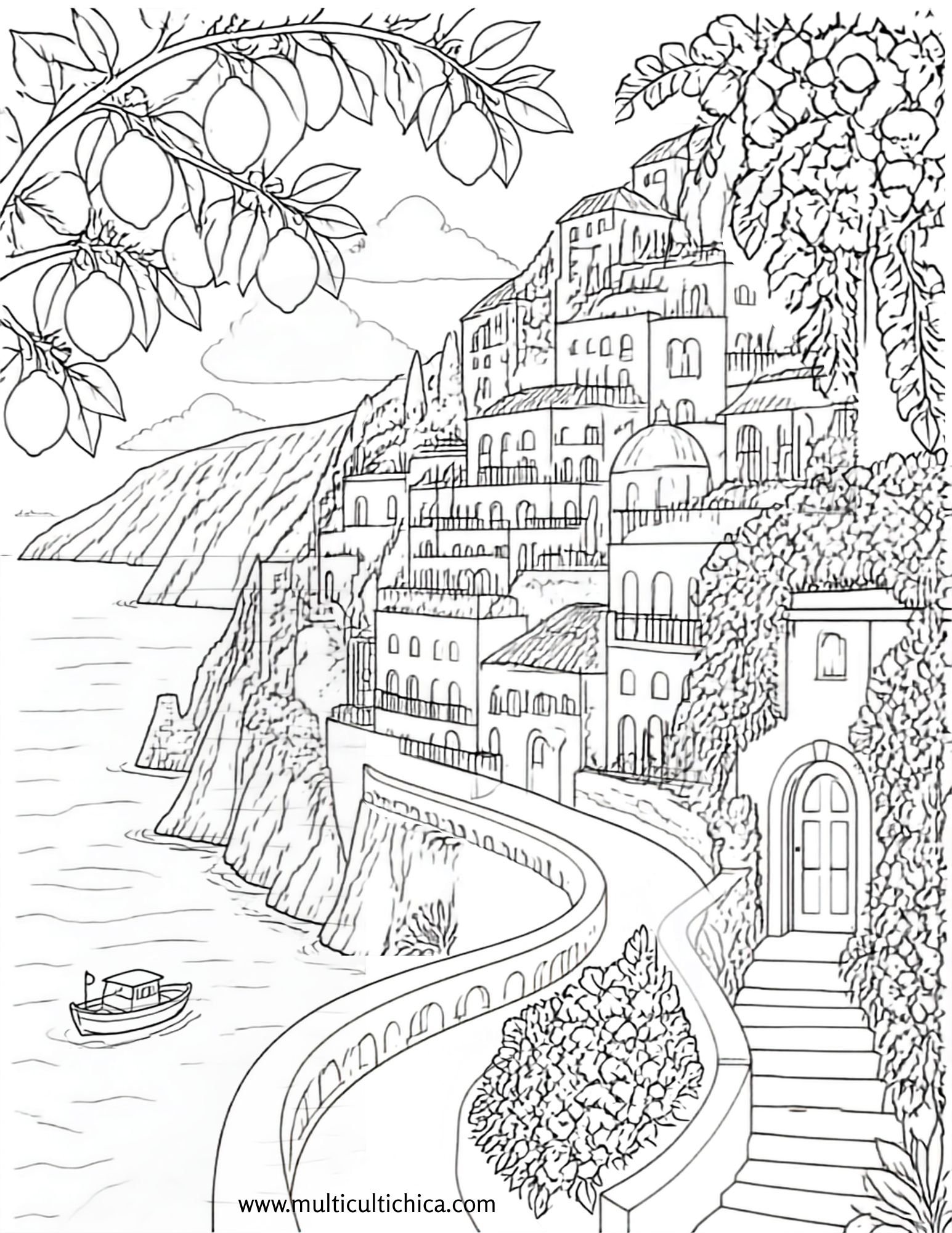 Coloring Book: Italy - Image 2