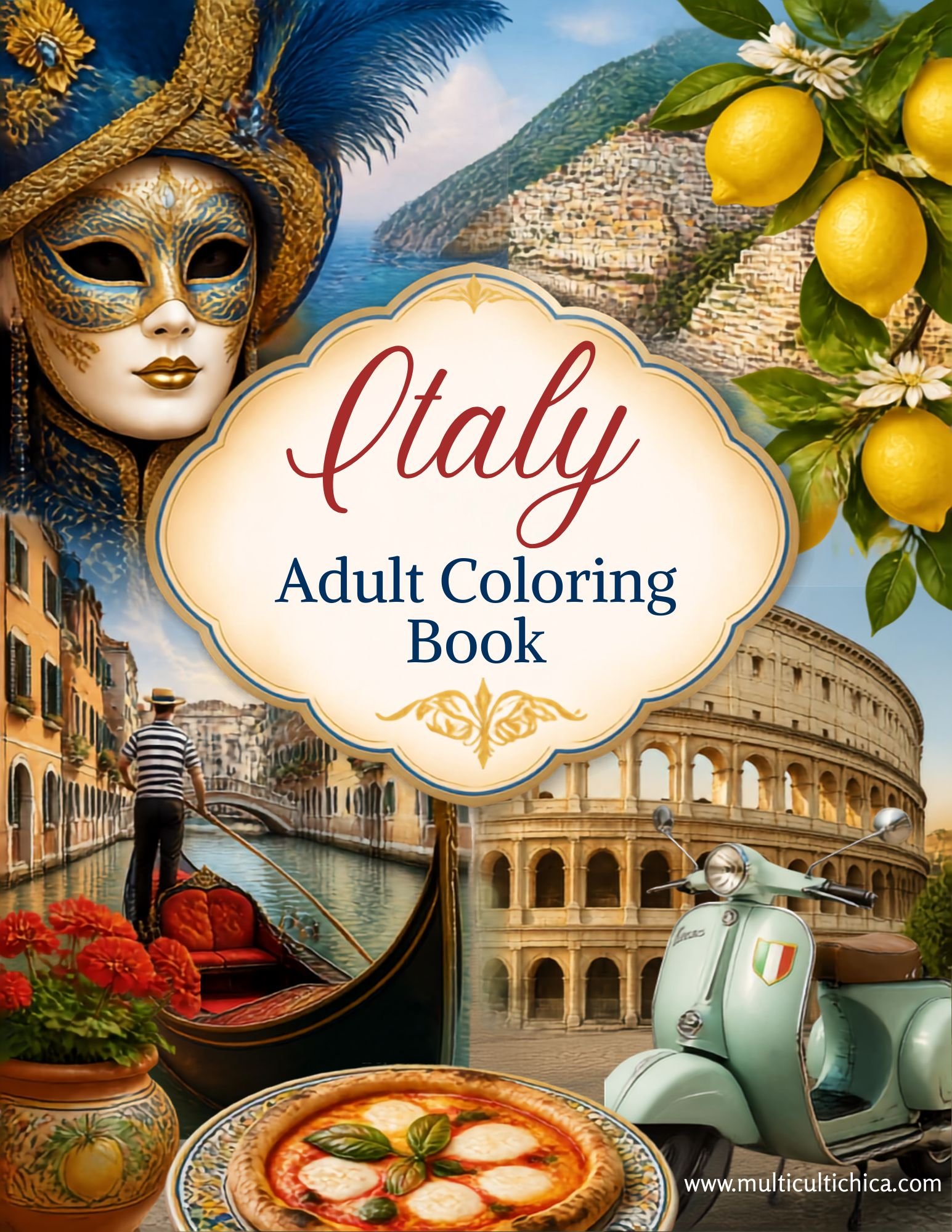 Coloring Book: Italy